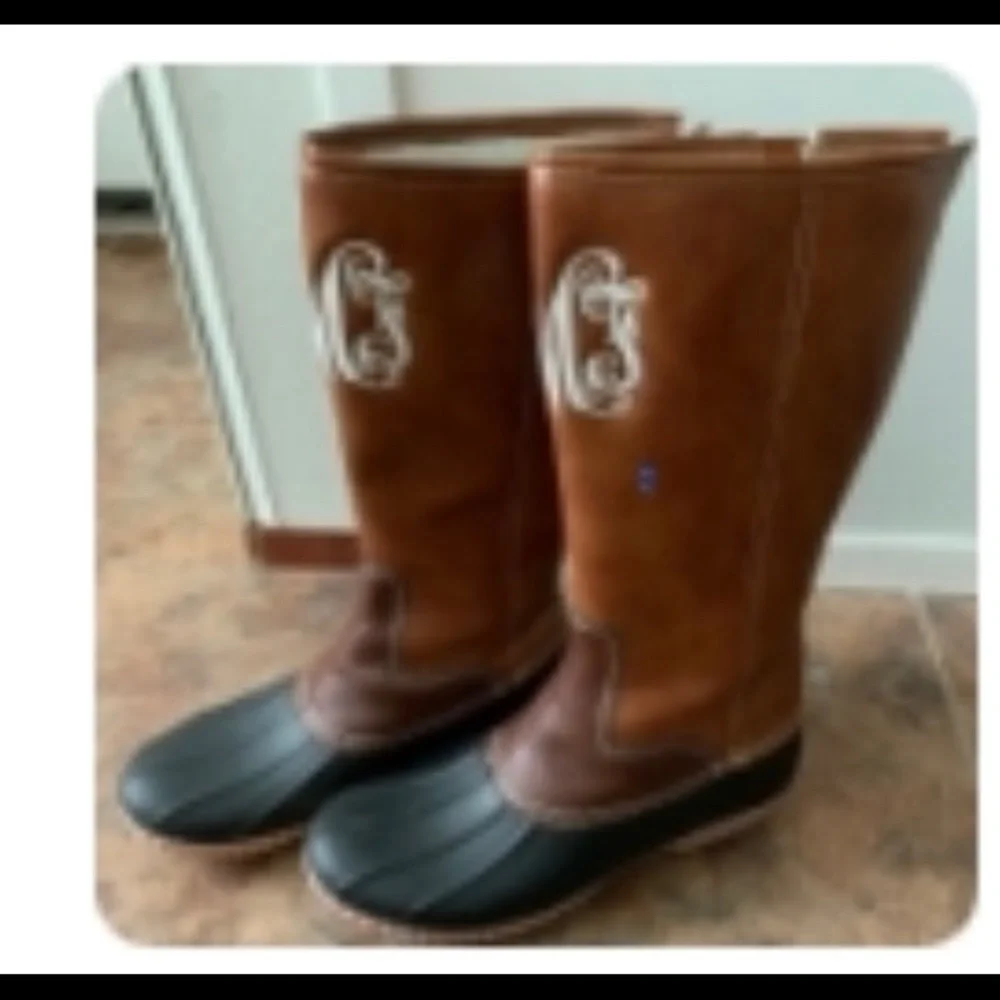 Monogrammed Duck Boots‎ 🥾